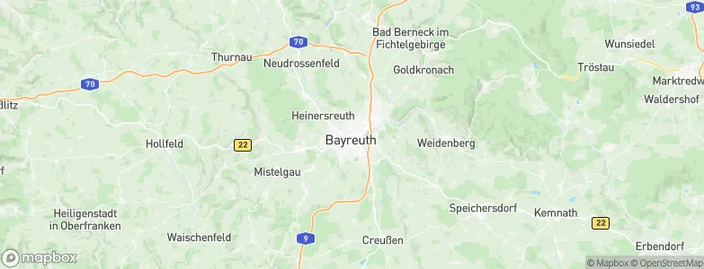 Bayreuth, Germany Map