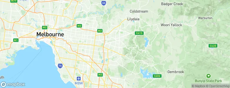 Bayswater, Australia Map