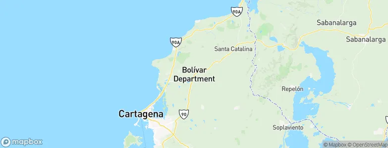 Bayunca, Colombia Map