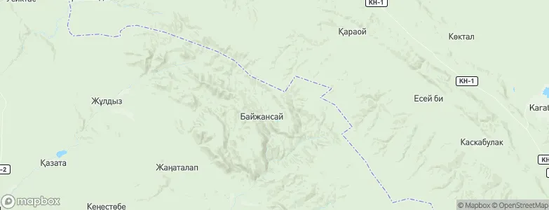 Bayzhansay, Kazakhstan Map