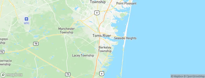 Beachwood, United States Map