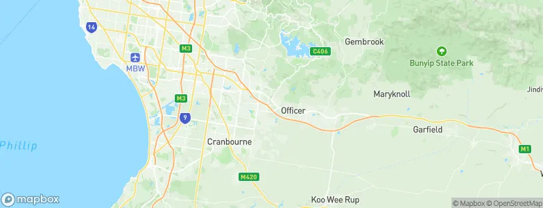 Beaconsfield, Australia Map
