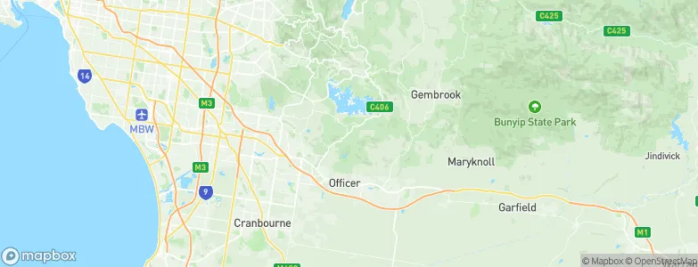 Beaconsfield Upper, Australia Map