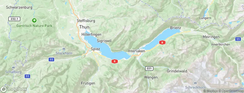 Beatenberg, Switzerland Map