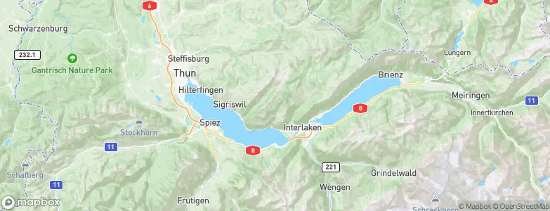 Beatenberg, Switzerland Map