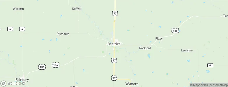 Beatrice, United States Map