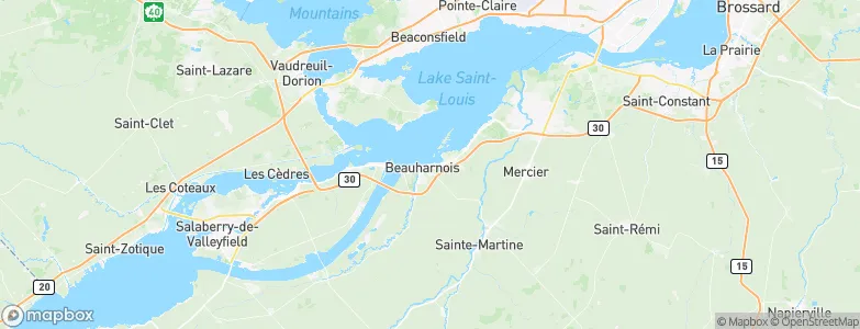 Beauharnois, Canada Map