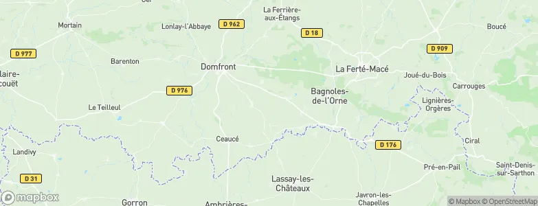 Beaulandais, France Map