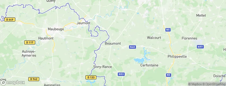 Beaumont, Belgium Map