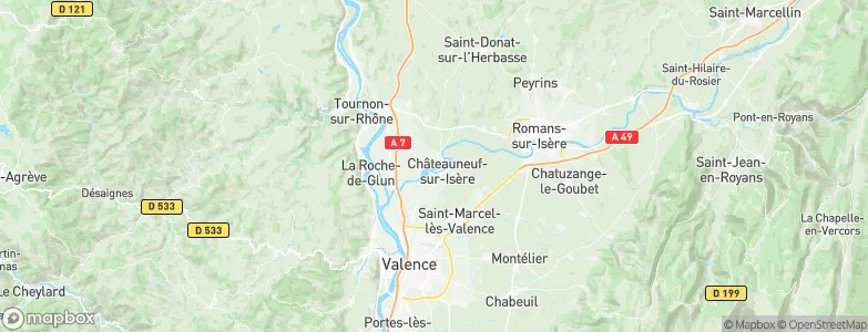 Beaumont-Monteux, France Map