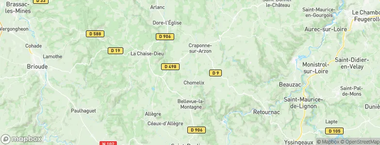 Beaune-sur-Arzon, France Map