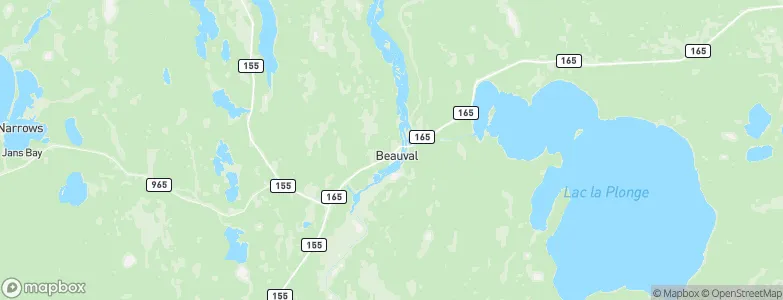 Beauval, Canada Map
