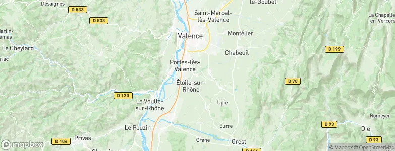 Beauvallon, France Map