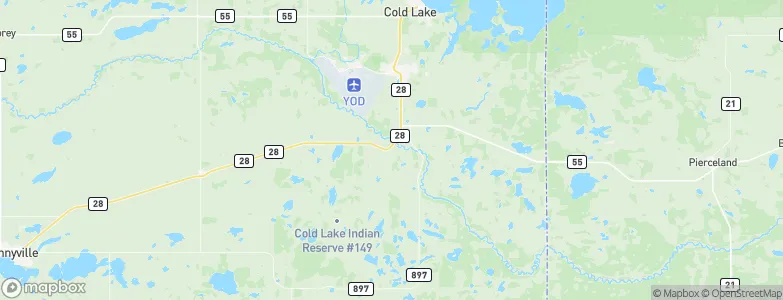 Beaver Crossing, Canada Map