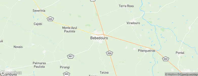 Bebedouro, Brazil Map