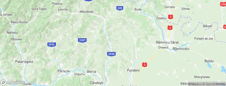 Beceni, Romania Map