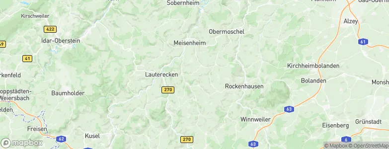 Becherbach, Germany Map