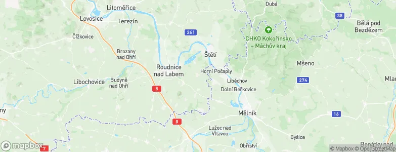 Bechlín, Czechia Map