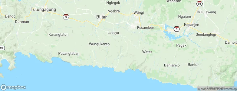 Becirto, Indonesia Map