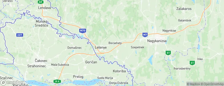 Becsehely, Hungary Map