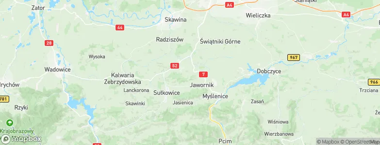 Bęczarka, Poland Map