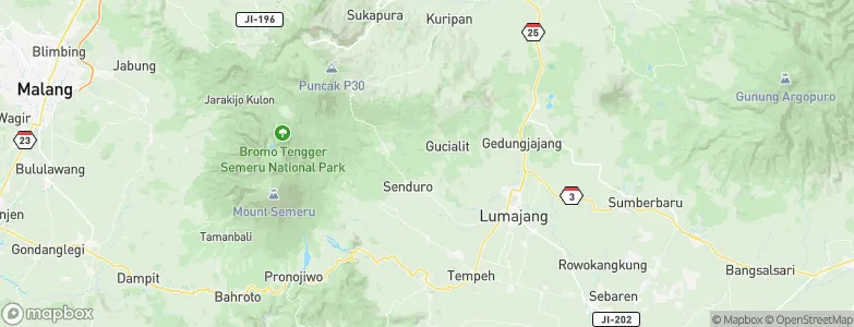 Bedayutalang, Indonesia Map