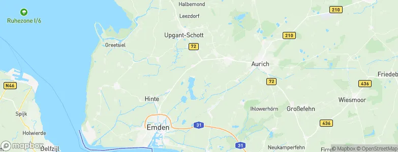 Bedekaspel, Germany Map