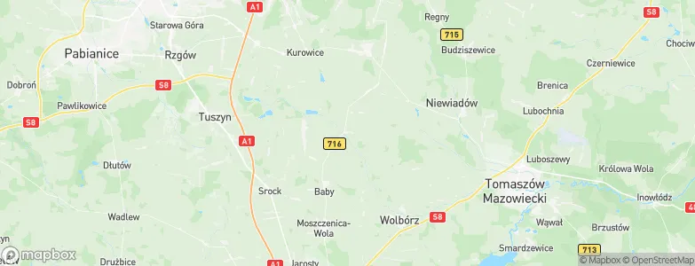 Będków, Poland Map