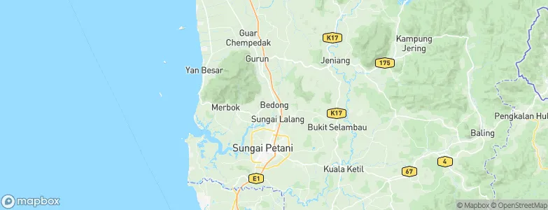 Bedong, Malaysia Map