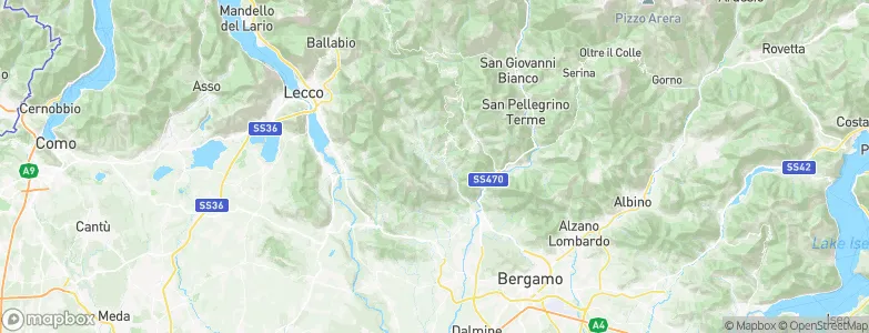 Bedulita, Italy Map