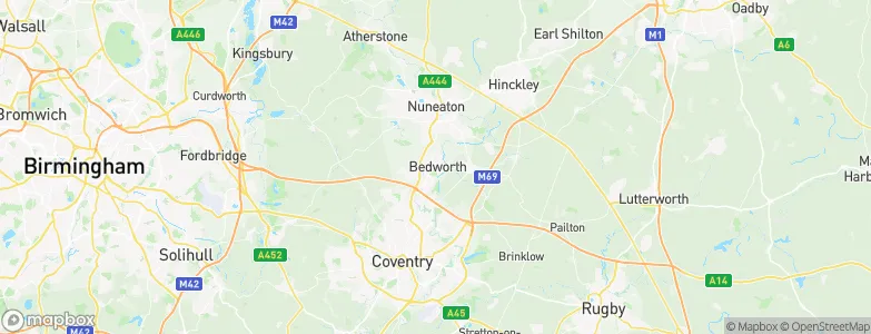 Bedworth, United Kingdom Map