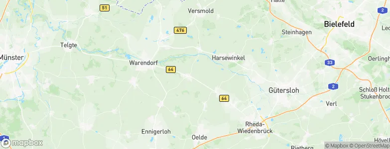 Beelen, Germany Map