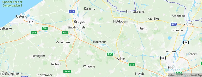 Beernem, Belgium Map