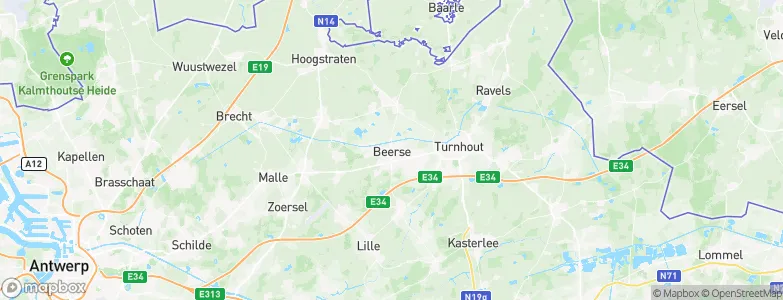 Beerse, Belgium Map
