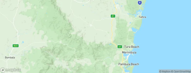 Bega Valley, Australia Map