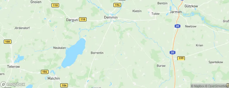 Beggerow, Germany Map