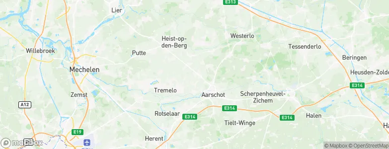 Begijnendijk, Belgium Map