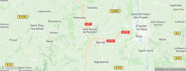 Bègues, France Map
