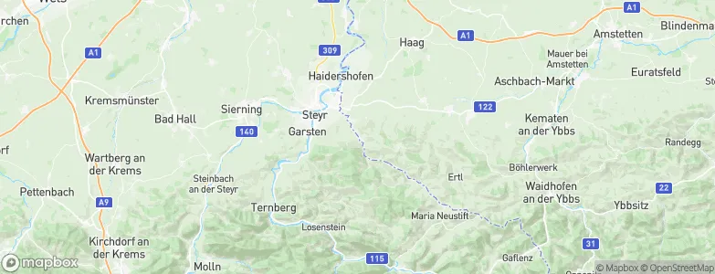 Behamberg, Austria Map