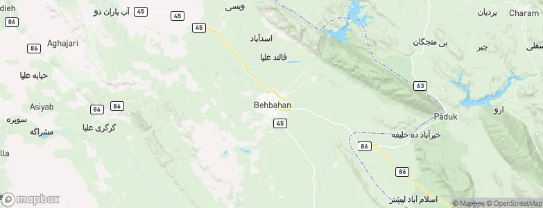 Behbahān, Iran Map