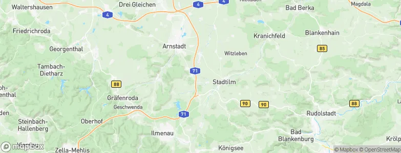 Behringen, Germany Map
