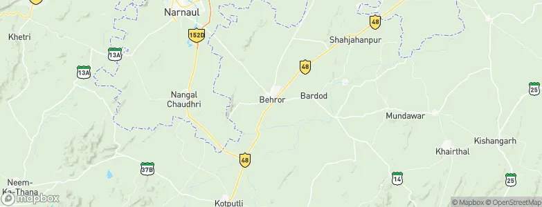 Behror, India Map