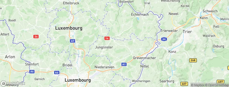 Beidweiler, Luxembourg Map