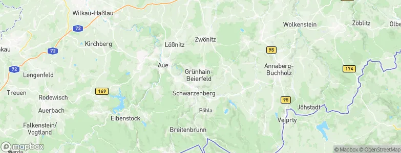 Beierfeld, Germany Map