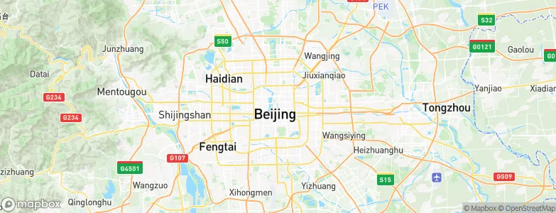 Beijing Municipality, China Map