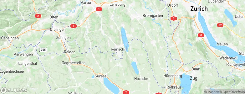 Beinwil, Switzerland Map