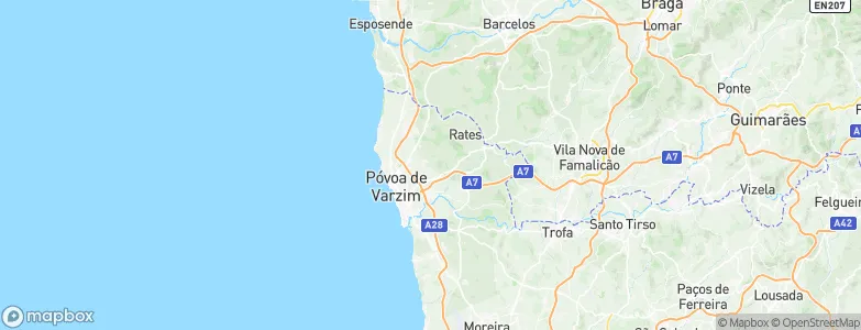 Beiriz, Portugal Map