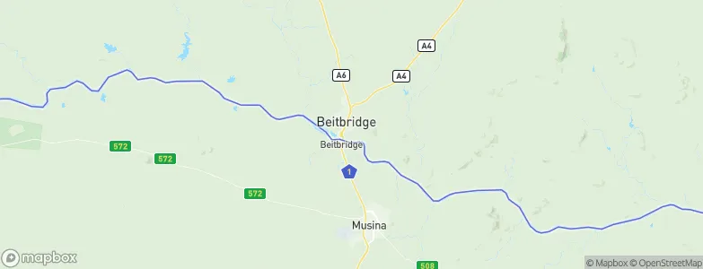 Beitbridge, Zimbabwe Map