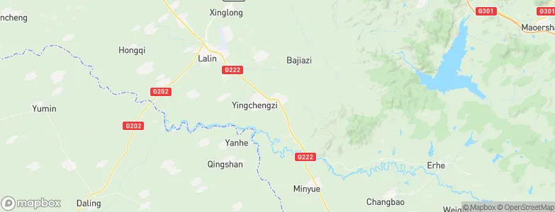 Beiyinhe, China Map