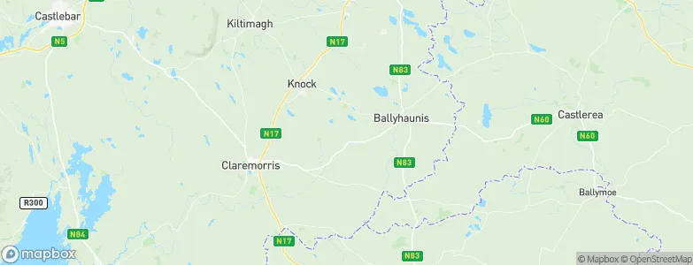 Bekan, Ireland Map